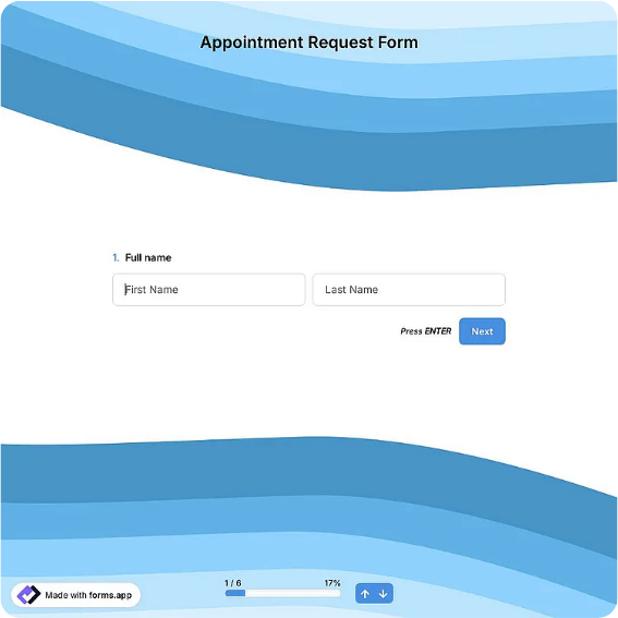 Appointment Booking Form Template: forms.app