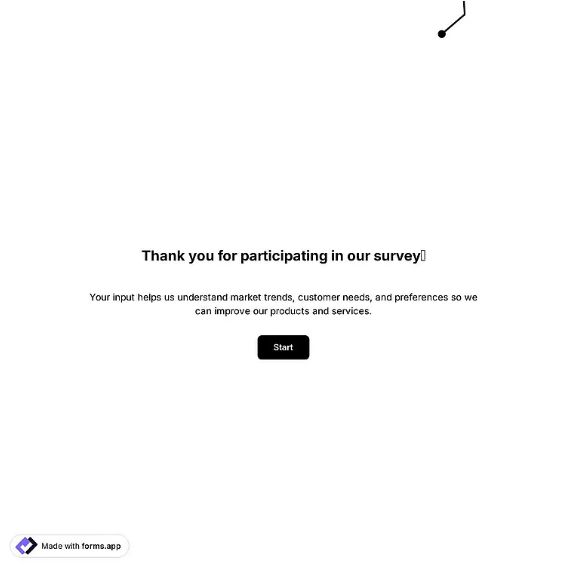 Market Research Survey Template: forms.app